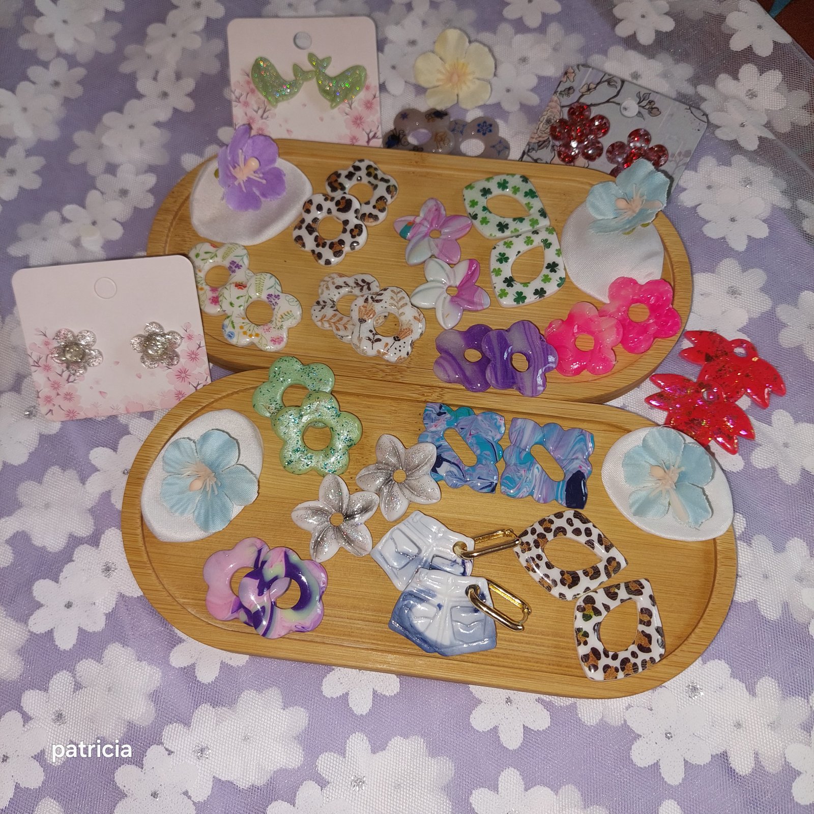 Boucles d'oreilles artisanales faites main